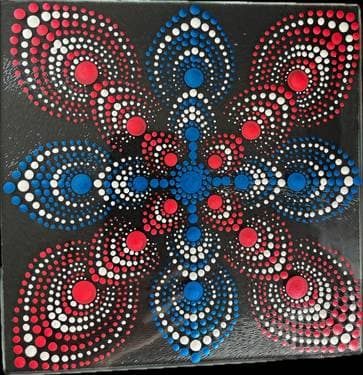 Live with Livy Fireworks on Glass with Vickie Booth