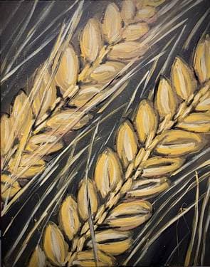 Bold wheat - Paint and sip event at Mr Mike's Steak House Regina South in Regina, SK - PaintNite.com