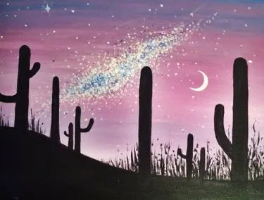 Desert Milkyway at Wild Wing Woodside Square — Painting