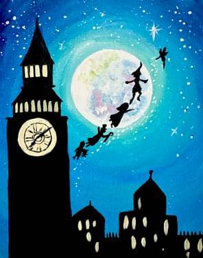 We Can Fly! - Paint Nite event in Costa Mesa, CA