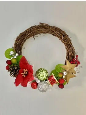 Holiday Vine Wreath — Painting