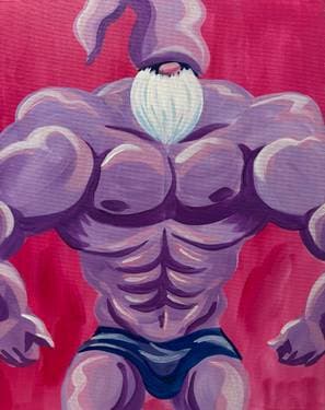 Buff Gnome - Paint Nite event in Lower Sackville, NS