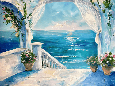 Italian Ocean Villa - Paint and sip event at Smith's Irish Pub in Vancouver, BC - PaintNite.com