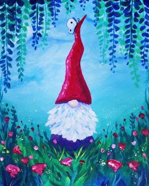 To Thy Gnome Self Be True - Paint and sip event at Freeman's Little New York Sackville in Lower Sackville, NS - PaintNite.com