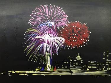 Fireworks At Five Sails with Melody Gillespie