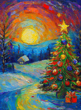Winter Wonderland at Sunset thumbnail