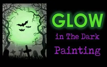 Glow in the Dark Paint Party — Painting