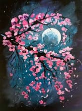 Dark Moon Cherry Blossoms thumbnail