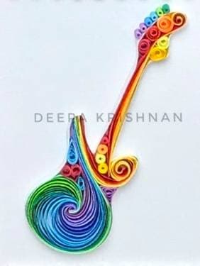 Guitar - Paper Quilling (Supplies Included) with Deepa Krishnan