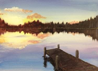 The Dock II - Paint and sip event at The Cat N' Fiddle in Calgary, AB - PaintNite.com