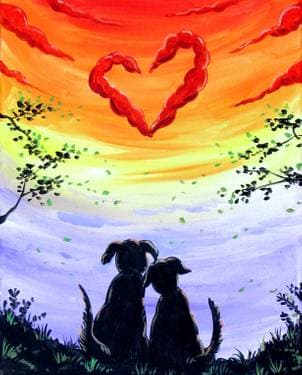 Doggy Love - Paint and sip event at The Tap - Regina in Regina, SK - PaintNite.com