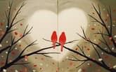 Love Birds Partner Painting thumbnail