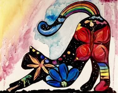 It's Raining Cats - Paint and sip event at Sidelines Sports Bar & Grill - Glen Burnie in Glen Burnie, MD - PaintNite.com