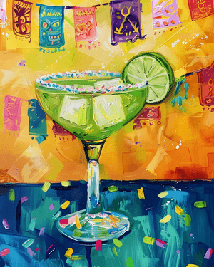 Cinco De Mayo Margarita - Paint and sip event at Sawmill Banquets and Events in Edmonton, AB - PaintNite.com