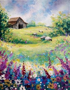 Quiet Farm Fields - Paint Nite event in Kanata, ON