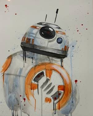 BB-8 - Paint Nite event in Saskatoon, SK