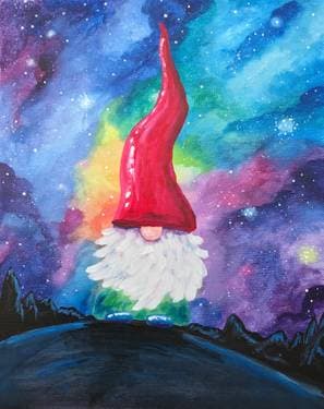 The Gnome Universe - Paint and sip event at Mongolian Village Grill West in Nepean, ON - PaintNite.com