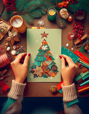 Holiday Greeting Card Paint Nite — Painting