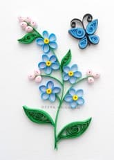 Forget-Me-Nots : Paper Quilling thumbnail