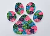 Paper Quilling Paw Print Frame thumbnail
