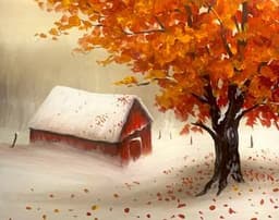 First Snow on Barn thumbnail