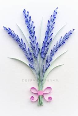 Lavender Bouquet : Paper Quilling with Deepa Krishnan