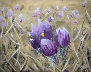 Crocus: First Sign of Spring - Paint and sip event at The Flats Regina in Regina, SK - PaintNite.com
