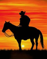 Yellowstone Cowboy Sunset - Rip thumbnail