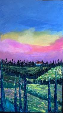 Tuscany - Paint and sip event at Rouge River Brewery in MARKHAM, ON - PaintNite.com