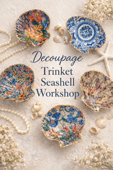Decoupage Trinket Lion Paw Seashell Workshop thumbnail