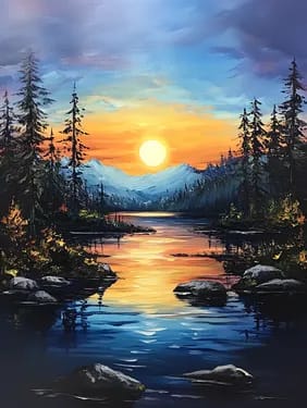 Paint Night at The Oak and Grain, November 6, 2026 — Painting