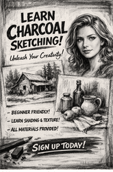 Learn how to Charcoal Sketch with Tila thumbnail