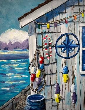 Hanging with the Buoys - Paint Nite event in Toronto, ON