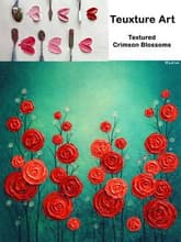 Textured Crimson Blossoms thumbnail