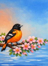 Baltimore bird blossom thumbnail