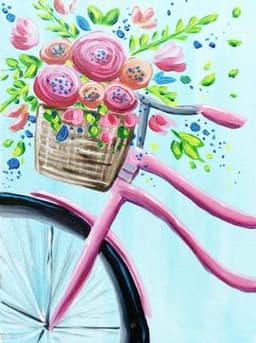 Pretty In Pink Bicycle thumbnail