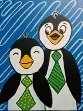 Father and Son Penguins thumbnail