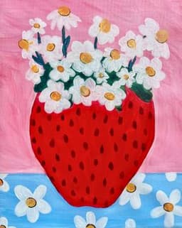 Strawberry Flower Vase thumbnail