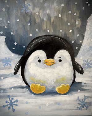 Portly Penguin - Paint and sip event at MTN WST Hard Cider in Salt Lake City, UT - PaintNite.com