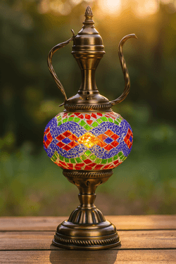 Turkish Style Mosaic Lamp - Aladdin Lamp - Paint and sip event at Thornton Arms Pub & Grill in Oshawa, ON - PaintNite.com