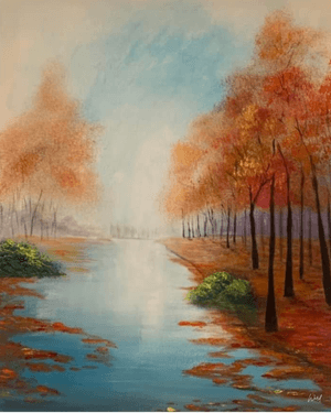 Take a Break Tuesday Virtual Paint Nite w/ Joyce of Art!! Ward's Cape Cod Bike Path — Painting