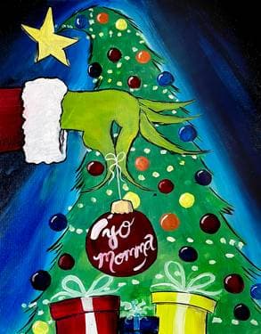 You're a Mean One - Paint and sip event at The Clove Art Complex in Gilroy, CA - PaintNite.com