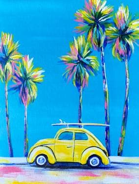 Beach Bug - Paint and sip event at Bulwark Cider + Taproom in Halifax, NS - PaintNite.com