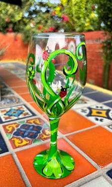 Lady Bugs in the Grass - Glass Class thumbnail