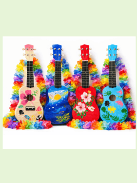 Ukulele Nite @Moose Orleans FRIDAYS: Paint Your Own Ukulele! — Painting