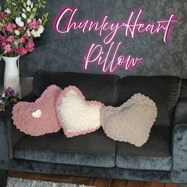 Hand-Knit Heart Pillow - Paint and sip event at Mt. Baldy Brewing in Upland, CA - PaintNite.com
