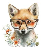 WATERCOLOR Foxy Fox thumbnail