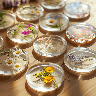 Design Your Own Floral Resin Coasters - Set of 4 - Paint and sip event at Marino Adriatic Cafe in Portland, OR - PaintNite.com