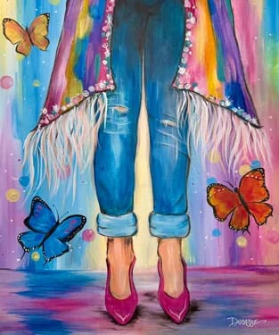 Coat of Many Colors — Painting