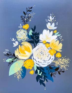 Bountiful Blossoms - Paint and sip event at The Westside Blono in Normal, IL - PaintNite.com